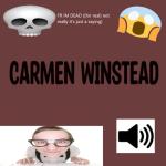 album image Hi my name is AAAAAUUUUUGHHHH Winstead Carmen Winstead - Single