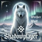 poster Schatten Im Blick Weißer Wolf